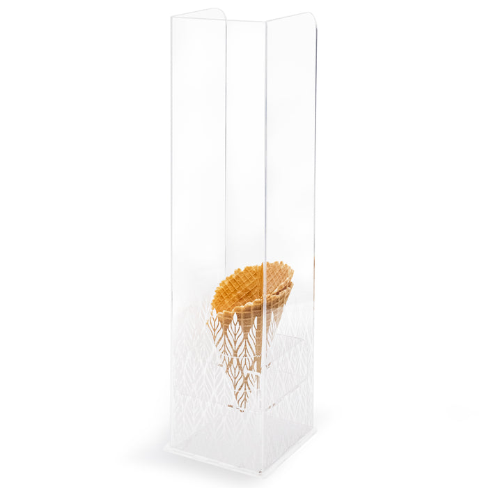 Porte-Cônes WUNDER TUETE Professionnel en Plexiglass Transparent pour Maxi Cônes - 1 Trou