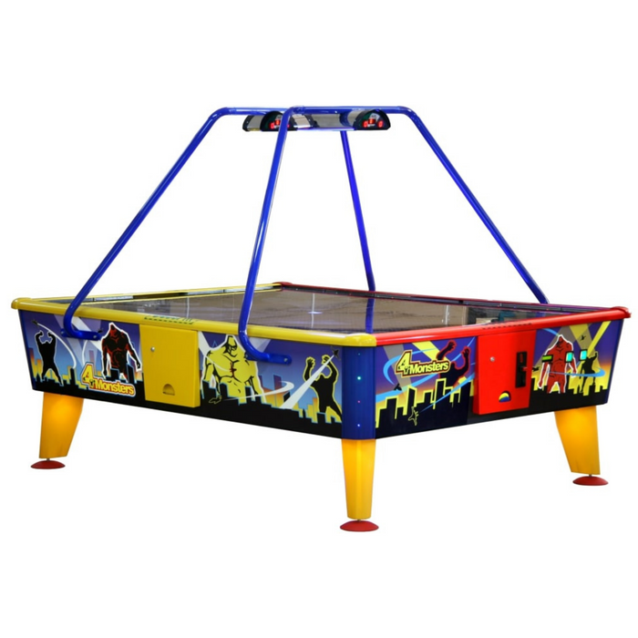 Air hockey professionnel 4 Monsters de la marque Wik.