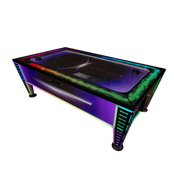 Air Hockey Matrix – Table d’air hockey futuriste avec affichage LED interactif et son immersif