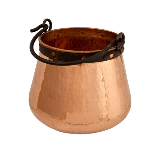 Chaudron à vin chaud en cuivre.