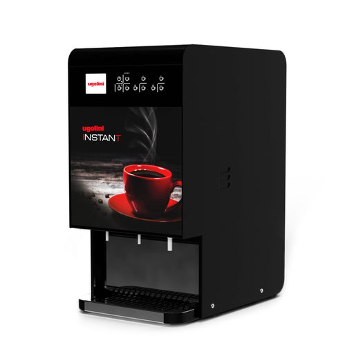 INSTANT 3 – distributeurs de boissons chaudes compacte à 3 voies avec panneau rétroéclairé et commandes capacitives