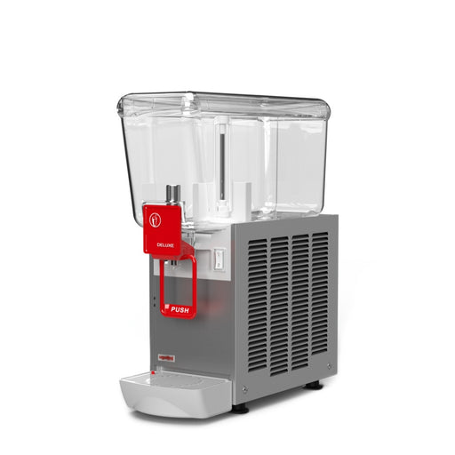 Arctic Deluxe 12/1 – distributeur de boissons froides vue de côté avec cuve 12 L transparente