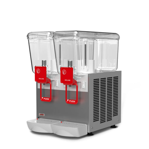 Arctic Deluxe 12/2 – distributeur de boissons froides vue de côté avec deux cuves de 12 L