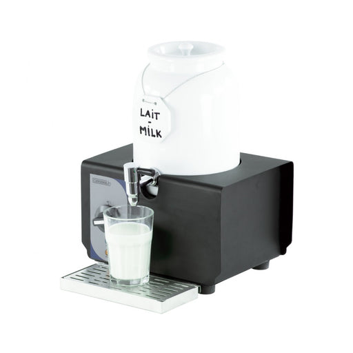 Distributeur lait chaud porcelaine 4 L – service raffiné pour buffets