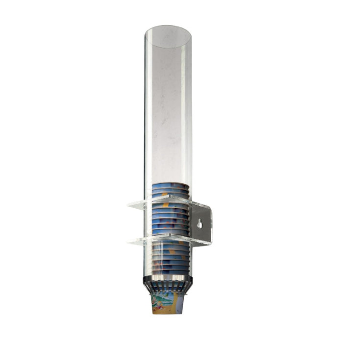 Porte-gobelet Mural TUBO en Plexiglass Transparent Professionnel