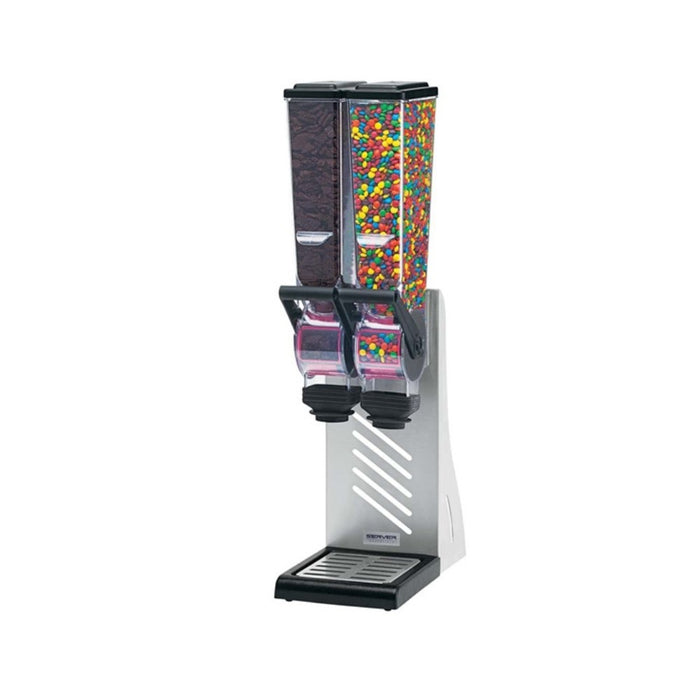 Distributeur d'Ingrédients Secs SlimLine Double Comptoir Server - 2x 2 L