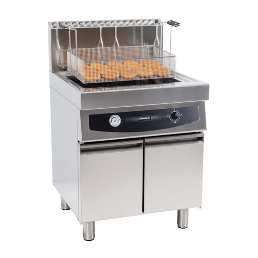 Friteuse à beignets Casselin 35 L gaz – avec soubassement inox professionnel