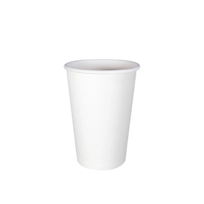 Gobelet en carton blanc 360 ml, idéal pour boissons chaudes et froides, parfait pour cafés et restaurants.