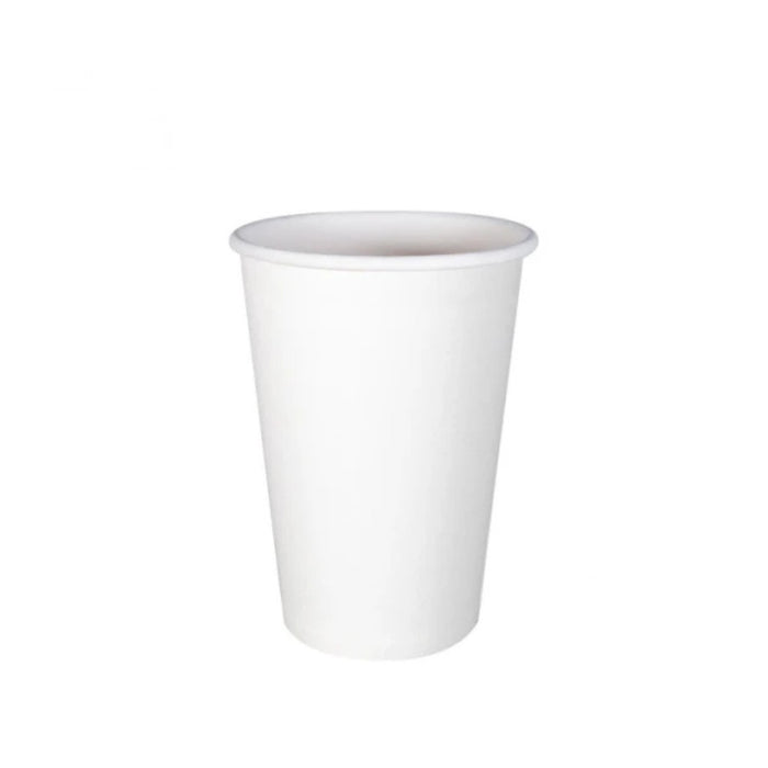 Gobelet en carton blanc 470 ml, idéal pour boissons grand format chaudes et froides, parfait pour cafés et fast-foods.