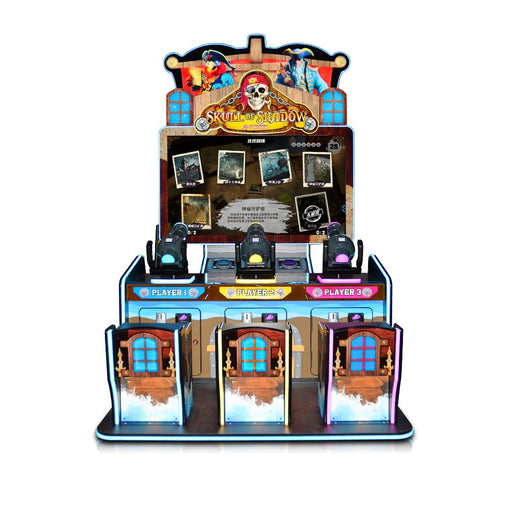 Machine d’arcade Skull of Shadow – Affrontez des pirates dans un jeu de tir immersif à 3 joueurs