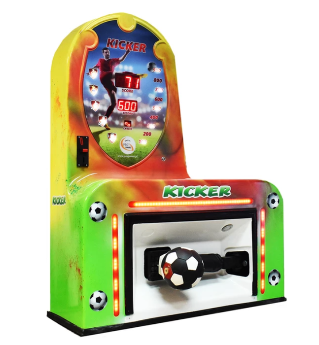 Machine à coup de pied avec peinture aérographe de la marque Progames.
