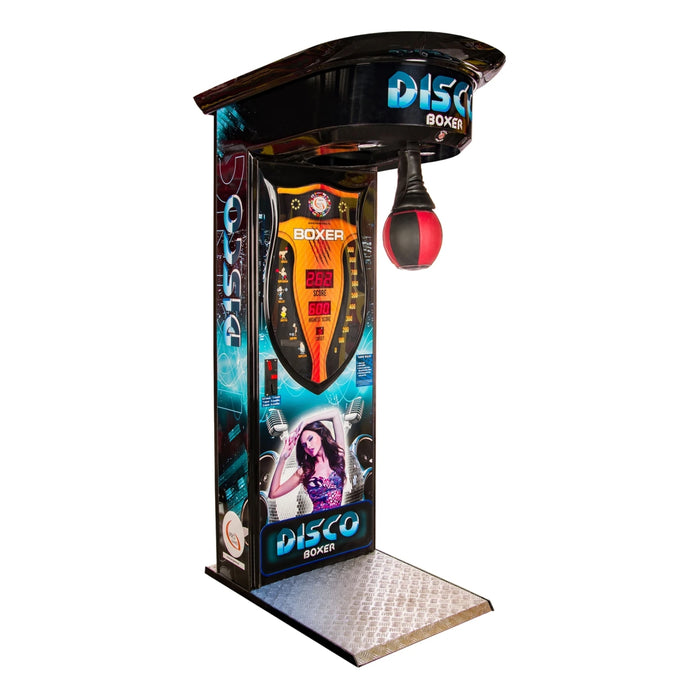 Machine à coup de poing forain Boxer Disco de la marque Progames.