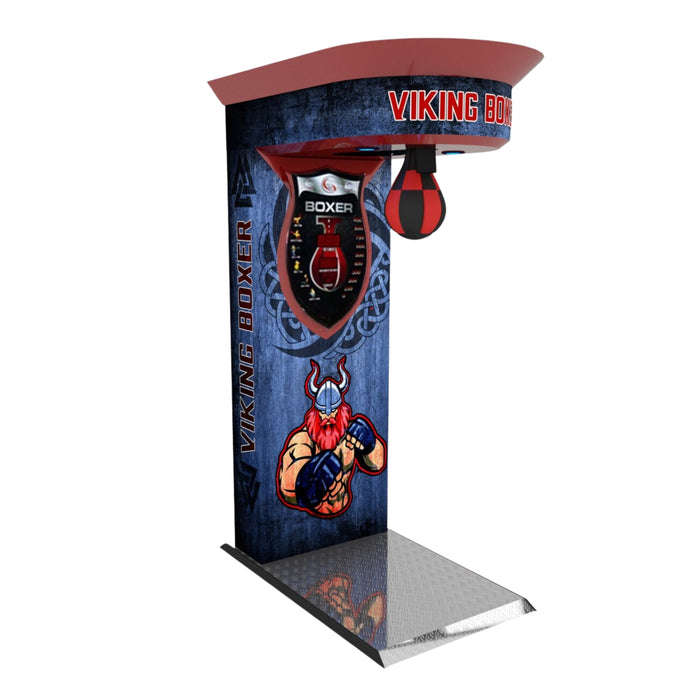 Machine à coup de poing forain Boxer Disco de la marque Progames.