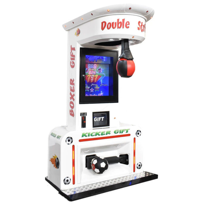 Machine à coup de poing et coup de pied Boxer Double Strike Gift de la marque Progames.
