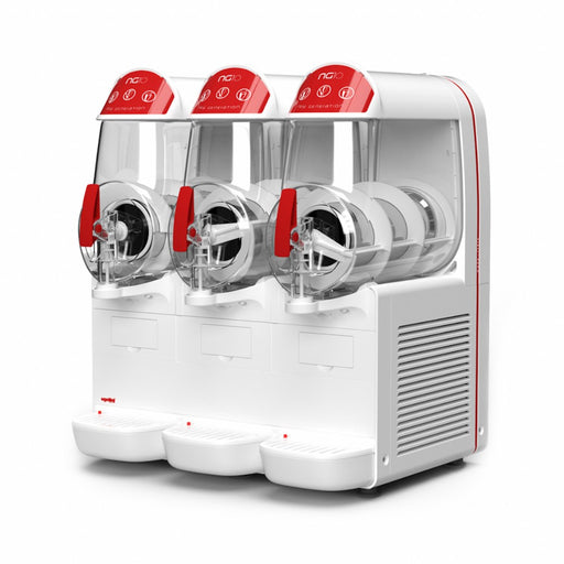 NG Easy 10/3 – machine à granita 3 x 10 L vue de côté avec triple