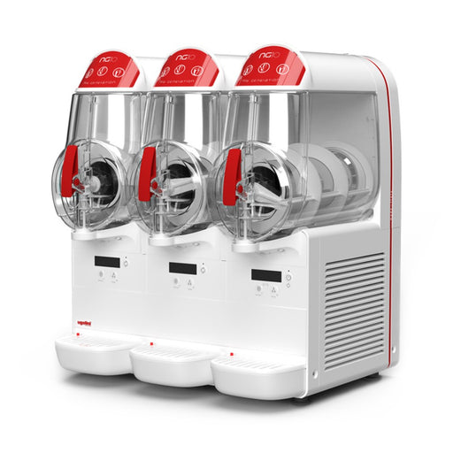 NG Electronic 10/3 – machine à granita 3 x 10 L avec écran digital vue de côté