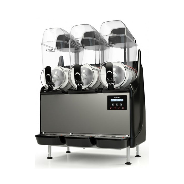 Machine à granita V-AIR Classic 3 bacs – vue latérale avec ventilation verticale