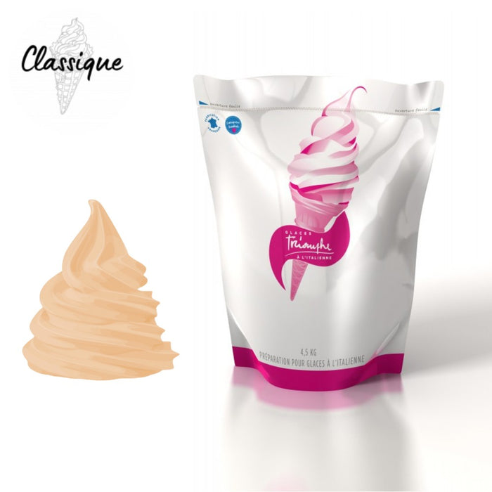 Poche souple de mix à glace liquide BUONO Triomphe prête à l’emploi.