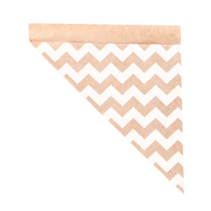 Sachet en Pointe Papier ingraissable 250 g avec Liséré - 2000 pcs