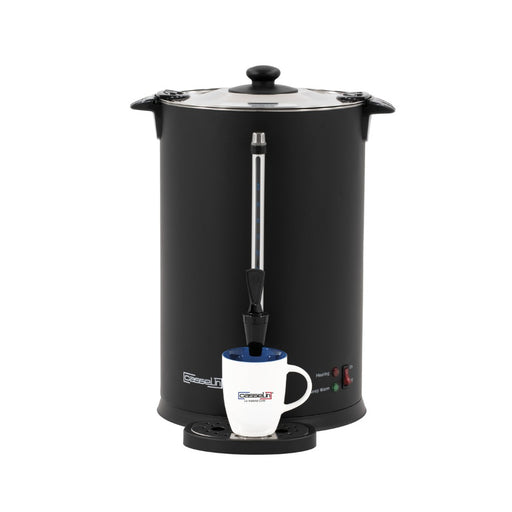 Percolateur noir 15 L – modèle professionnel pour 100 tasses de café