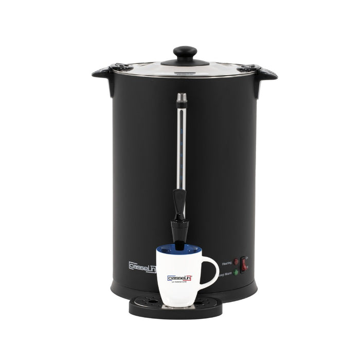Percolateur noir 15 L – modèle professionnel pour 100 tasses de café