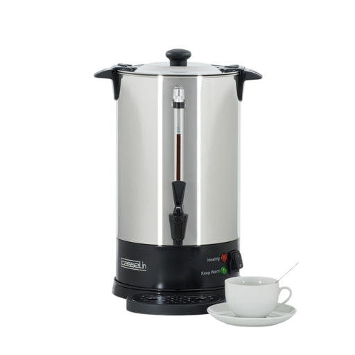 Percolateur café 60 tasses SP – 8,8 L inox simple paroi léger et pratique