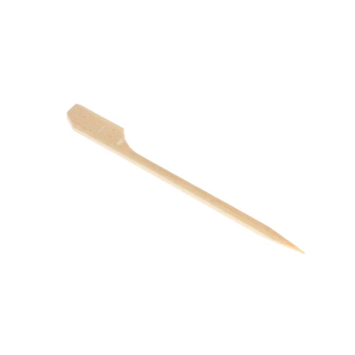 Piques en bambou "Golf" de 9 cm, parfaits pour présenter tapas, apéritifs et mini-burgers de manière élégante.