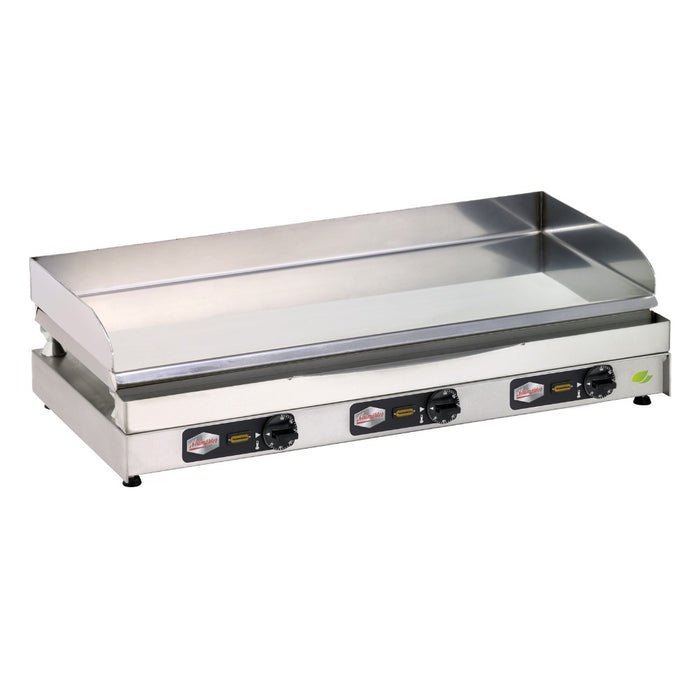 Plaque de Cuisson Chrome Professionnelle Triple Zone Neumärker - 900 x 400 mm