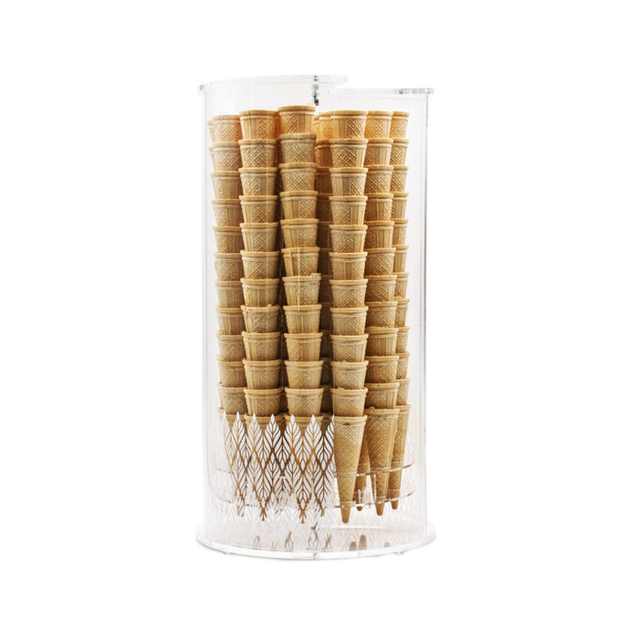 Porte-Cônes CILINDRO Professionnel en Plexiglass Transparent - 18 Trous