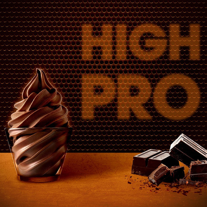 Glace à l’italienne chocolat Choco Pro – servie en pot après le sport.