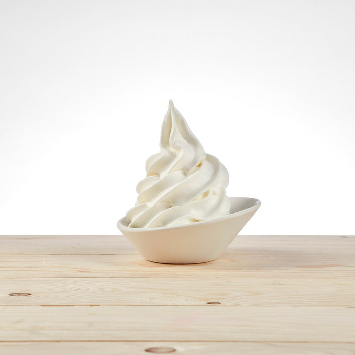 Glace à l’italienne yaourt aux ferments – servie en pot.