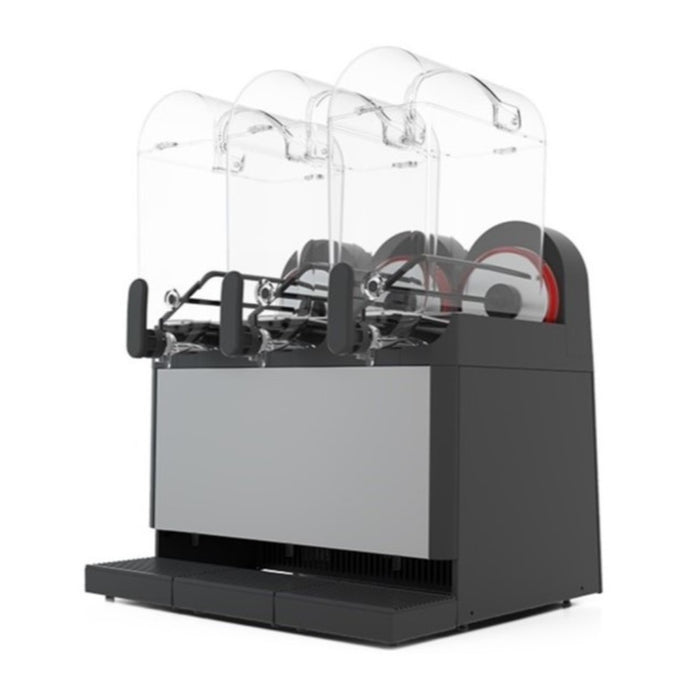 Refroidisseur V-AIR COOL 3 bacs – vue latérale avec trois cuves verticales et ventilation compacte