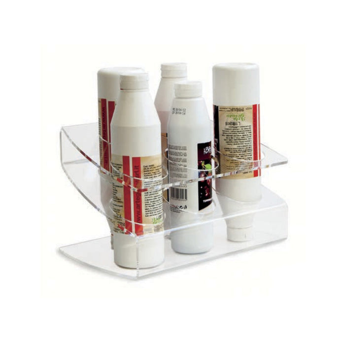 Support pour Toppings en Bouteilles Professionnel en Plexiglass Transparent