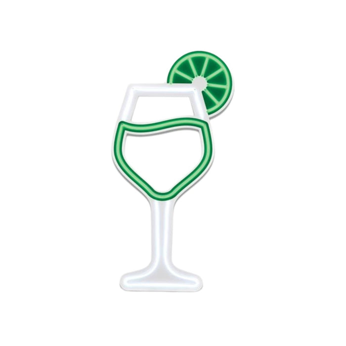 Verre Spritz en LED Flexible Vert - 3 tailles - Signalétique