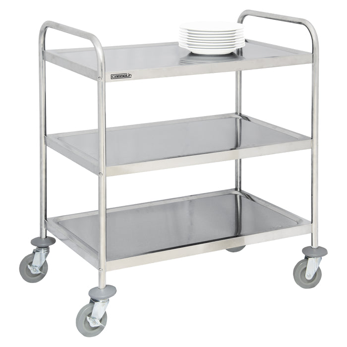Chariot en inox 3 plateaux CCI3