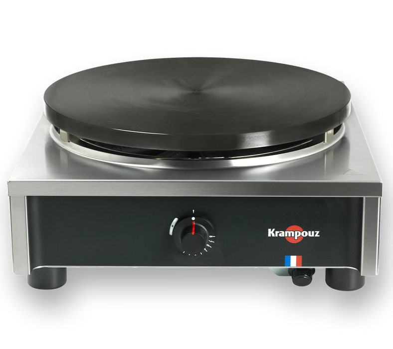Crêpière gaz carrée gamme confort - régulation manuelle - Ø40 cm - 5 000w