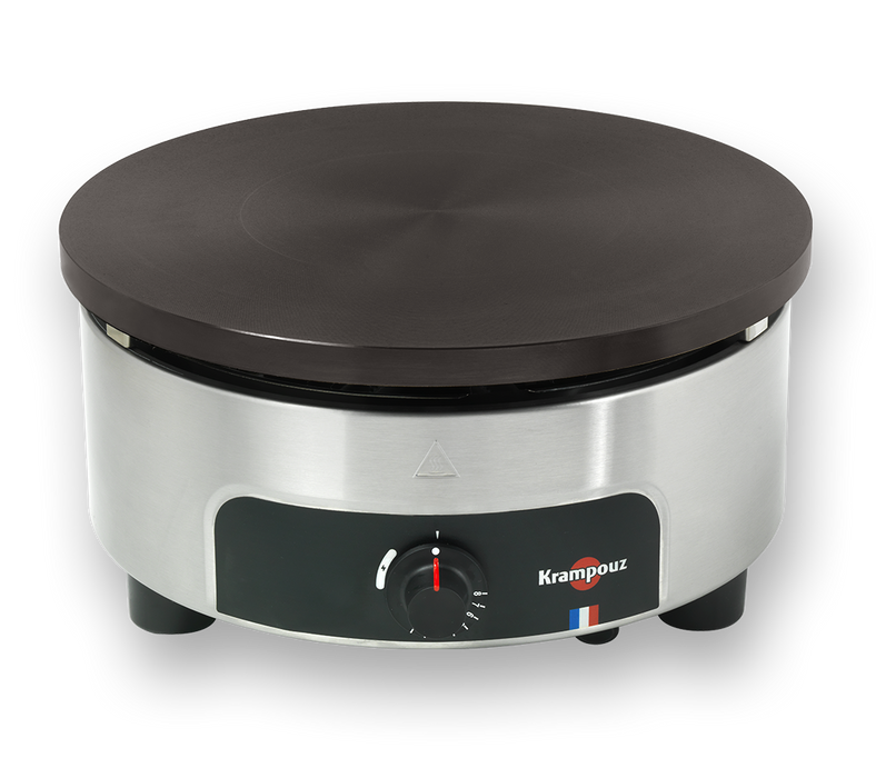 Crêpière gaz ronde gamme confort - régulation manuelle - Ø40 cm - 5 500w