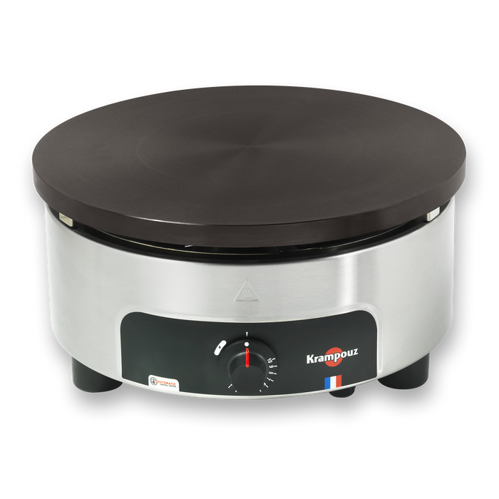 Crêpière gaz ronde gamme confort - régulation thermostatique - Ø35 cm - 5 500w