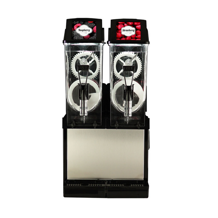 Machine à granita FROSTY 2 avec éclairage LED - 2x12L - 1050w