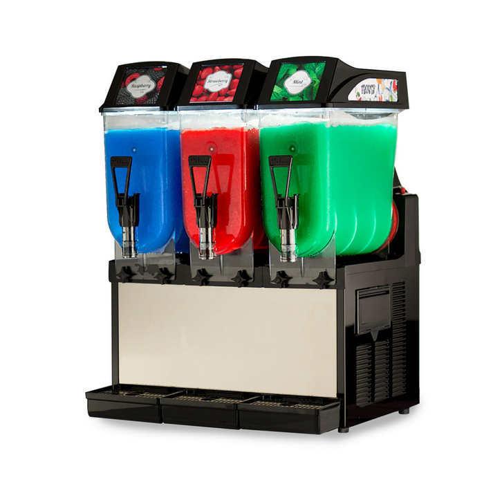 Machine à granita FROSTY 3 avec éclairage LED - 1220w - 3x12L