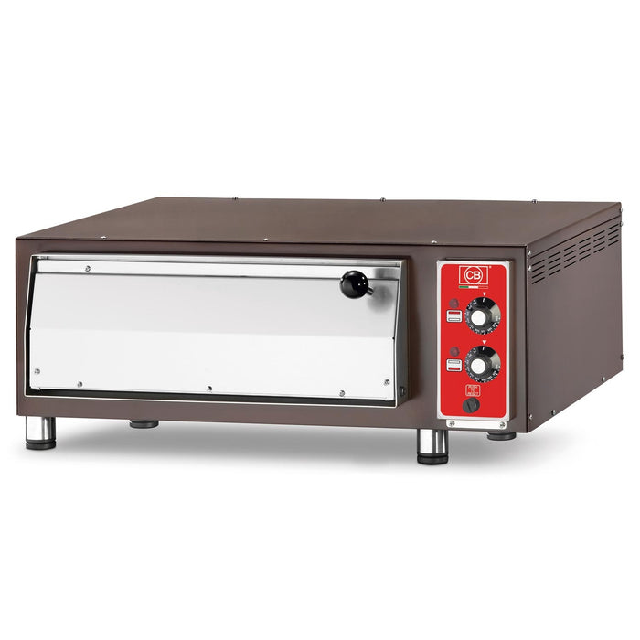 Four à pizza électrique à pierre de lave - 4 pizzas / ø 25 cm - 3000w