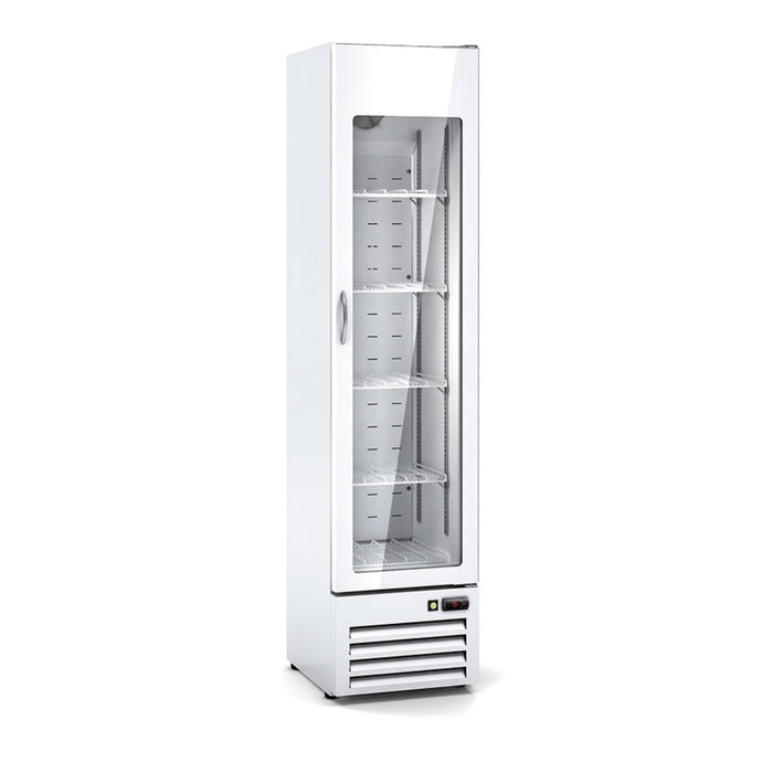Armoire d'exposition positive DECV-17 - 1 porte vitrée - 200L