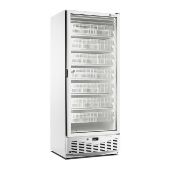 Armoire négative MM5N-PV - porte vitrée - pour GN2/1 et 600X400 - 750x740(+45)x1900 mm - 525/442L