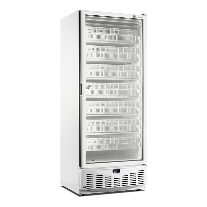 Armoire positive MM5-PV - porte vitrée - pour GN2/1 et 600X400 - 750x740(+45)x1900 mm - 525/455L