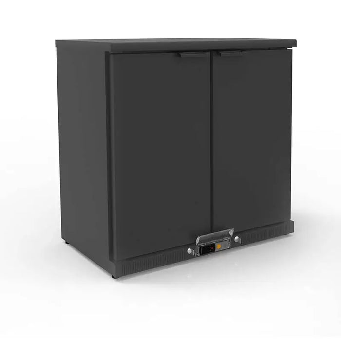Arrière-bar positif 2 portes pleines battantes NRH-250-L - 200 L