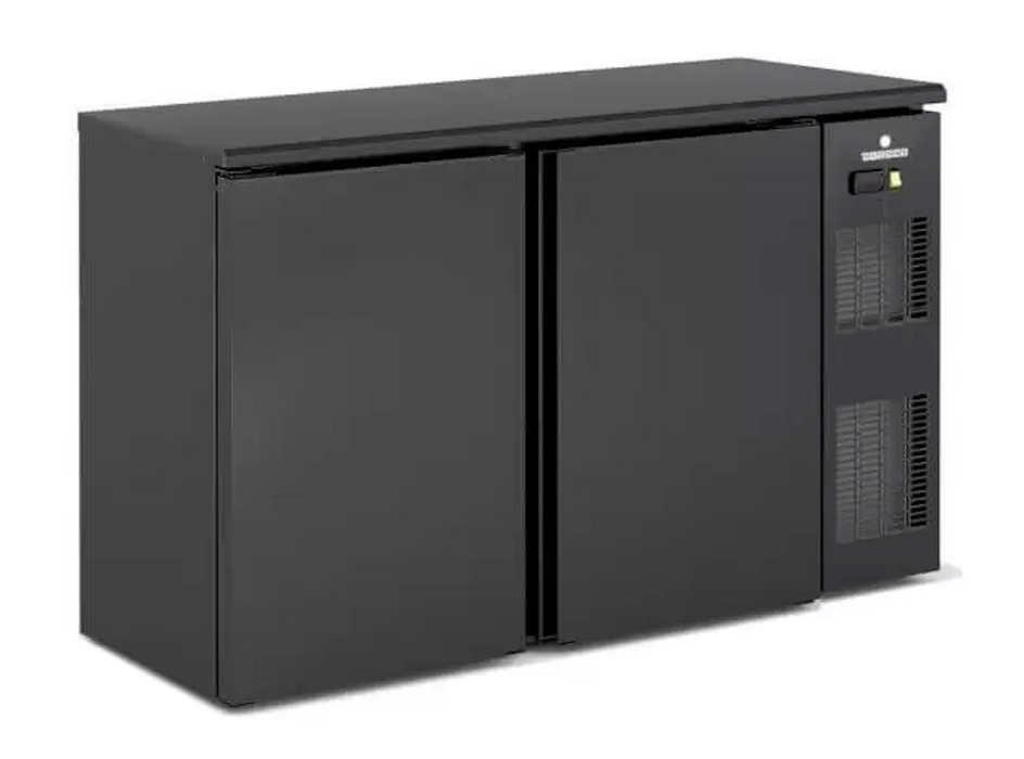 Arrière-bar positif 2 portes pleines battantes SB-150 - 1465x530x820 mm - 325 L