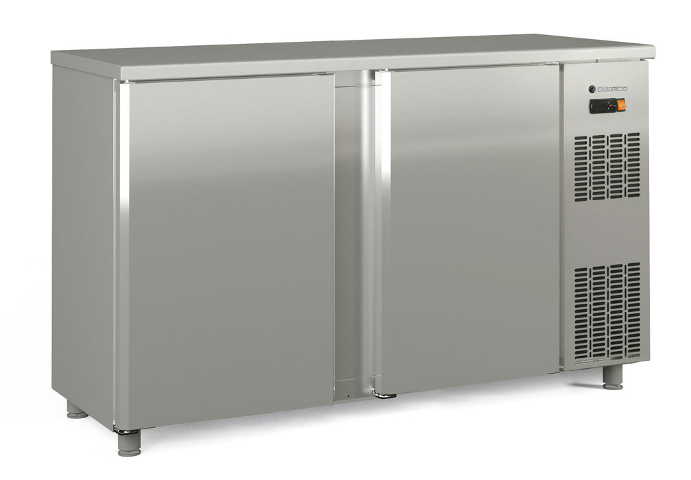 Arrière-bar positif 2 portes pleines battantes SBI-150 - 1465x530x820 mm - 325 L