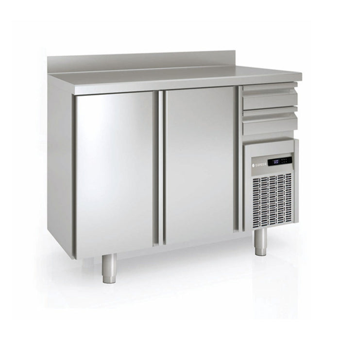 Arrière-bar positif 600 - FMR-150 - 2 portes et 2 tiroirs neutres - 1495x600x1040 mm - 325 L