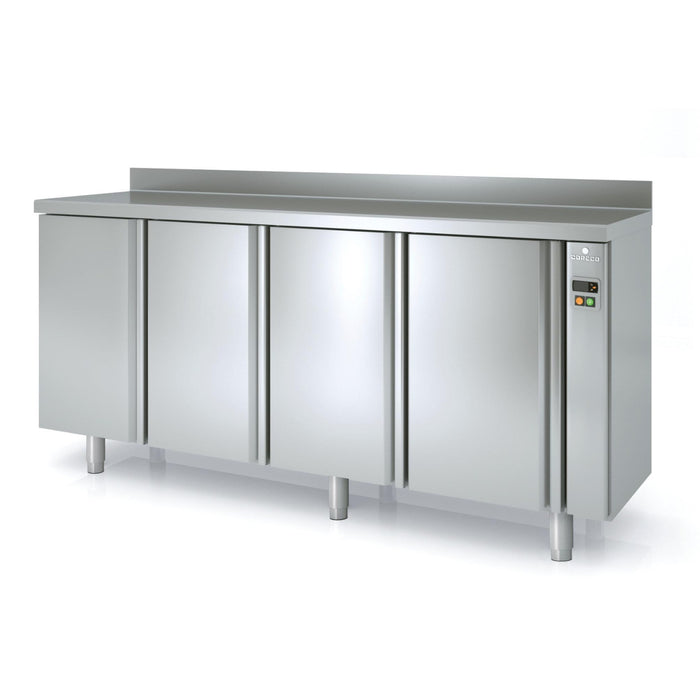 Arrière-bar positif 600 groupe à distance - FMRP-220 - 4 portes pleines - 2245x600x1040 mm - 684 L