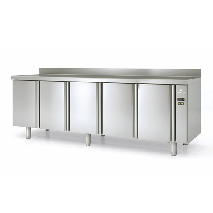 Arrière-bar positif 600 groupe à distance - FMRP-270 - 5 portes pleines - 2770x600x1040 mm - 863 L